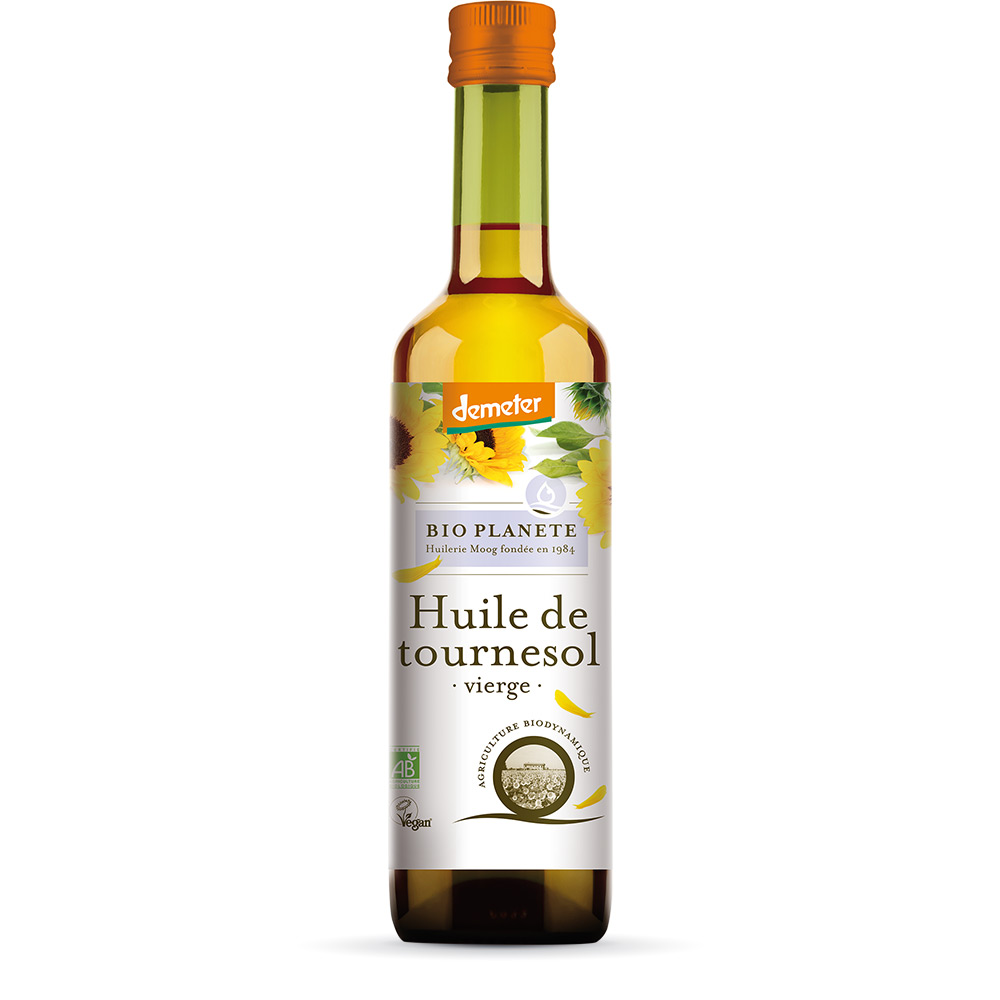 Huile de tournesol Demeter Gamme Demeter Produits Bio Planète